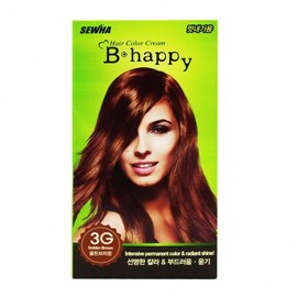Be Happy Color Cream - Golden Brown 3G 10ea
