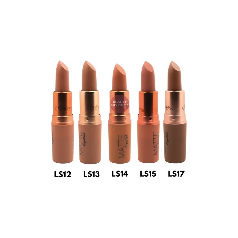 Lip Set 5 Labiales Five Mate Top Lipsticks Beauty Creations