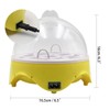 MUYIRTED Incubator 7 Eggs, Digital LED Display Incubator Chicken Incubator,