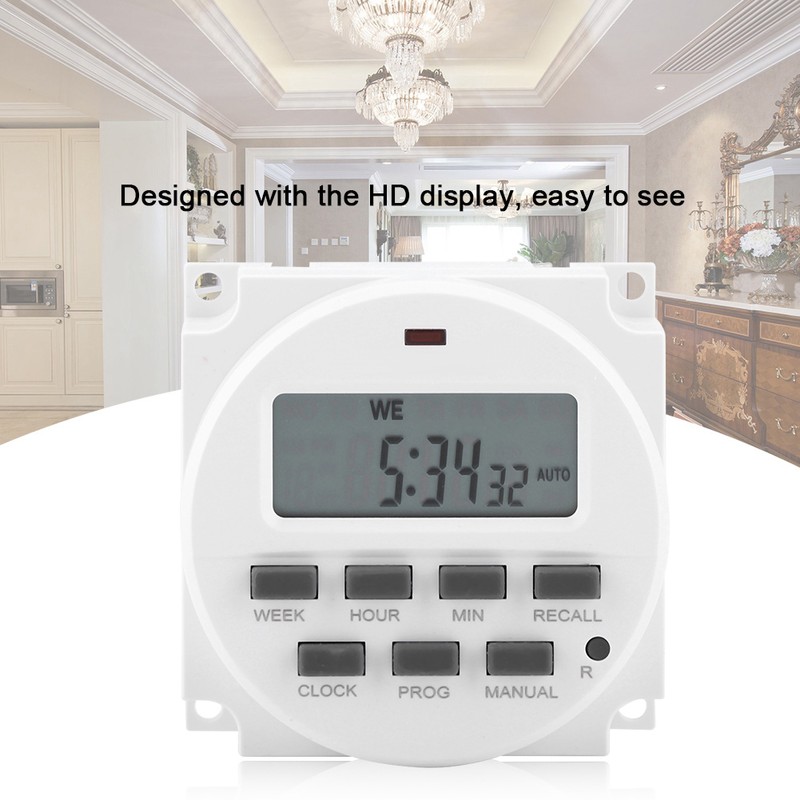 Digital Electric Durable Programmable Smart Control Switch Timer(110V)