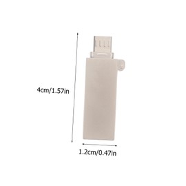 LALAFINA 1Pc Micro USB Reader Adapter Portable Data Converter for Phone Computer Durable Design Easy Access Compatible with Devices