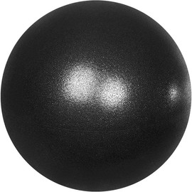 Pilates Ball - 9 Inch Small Exercise & Yoga Ball for Core Workouts - Color: Black