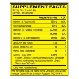 Cellucor C4 Original Pre-Workout Blue Raspberry, 390g, Pack of 3