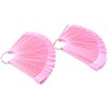 2 Sets 100 Tips Fan Shape Plastic Nail Art Tips
