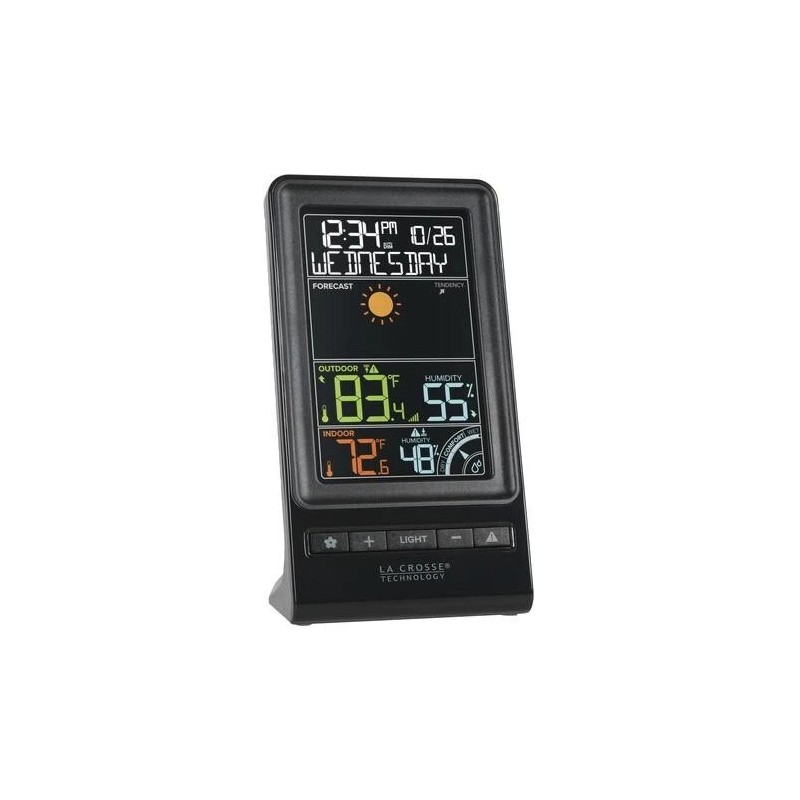 La Crosse Technology Wireless Digital Forecast Weather Station Outdoor Temperature