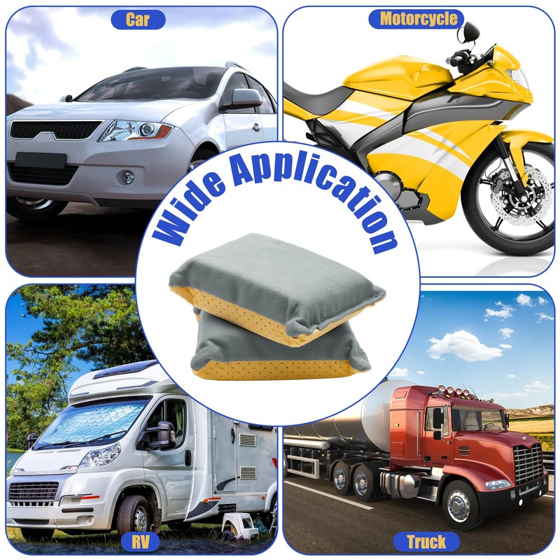 Anglekai 2PCS Window Defogger Sponge, Absorbent Window Glass Defogger Car