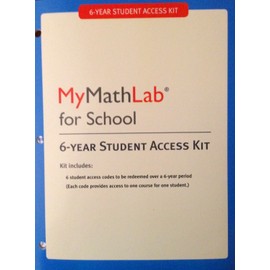 MyMathLab for School, Single Student, 6-yr. Access