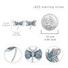 Dragonfly Earrings 925 Sterling Silver Turquoise Dragonfly Stud Earrings Animal