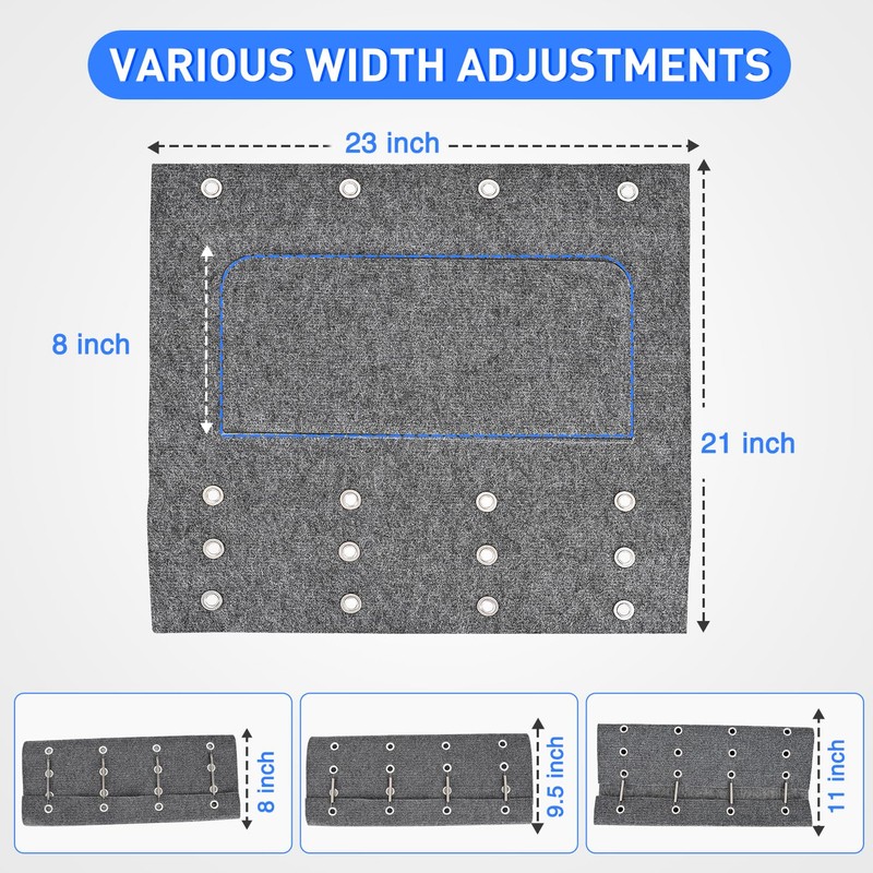 Nilight RV Step Covers 3 Pack 23 inch, Fits 8-11"