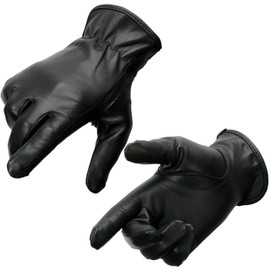 Milwaukee Leather Women's US DeerSkin Leather Full Finger Driving Motorcycle Hand Gloves - X-Large