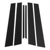 HEROFFIX 6 Pcs Door Pillar Window Trim for Nissan Sentra