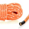 COM-FOUR® 4x guy ropes, each 4m for camping, reflective in