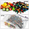 EOOUT 24pcs Mesh Zipper Pouch Bags A3 Extra Large Document