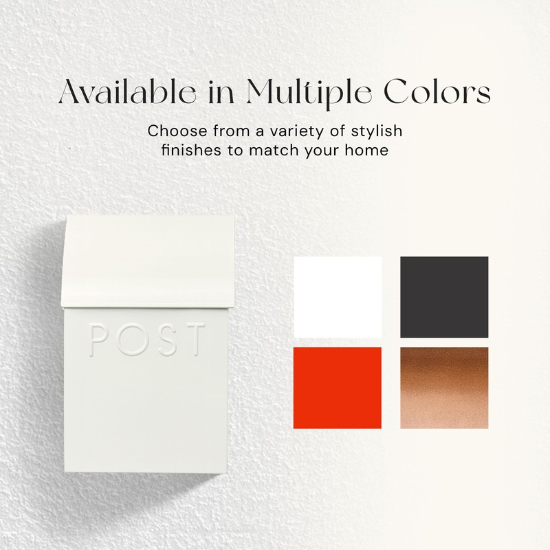 NACH Mailboxes for Outside Wall Mount, 15 x 10 x