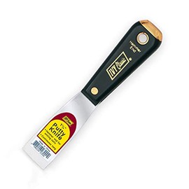 IVY Classic 23001 1-1/4" Stiff Putty Knife with High-Carbon Steel Blade, 1 Pack