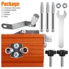 2 Sets Upgraded Chainsaw Sharpener Jig, Portable and Durable Chainsaw