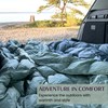 Noora North Down Camping Blanket with Footbox – Lightweight, Packable,