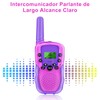 2 Pzas Walkie Talkies para Niñas, 3KM Largo Alcance Radios