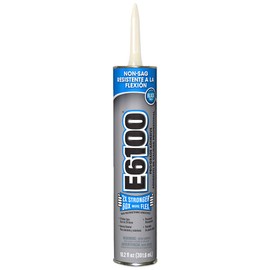 E6100 252031 Industrial Adhesive Cartridge 10.2 fl oz Black