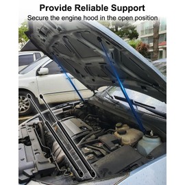 Front Hood Strut Fit for Toyota Tacoma 2016-2023, Gas Shock Lift Supports with Mounting Brackets, Hood Support Assist Kit, 2PCS