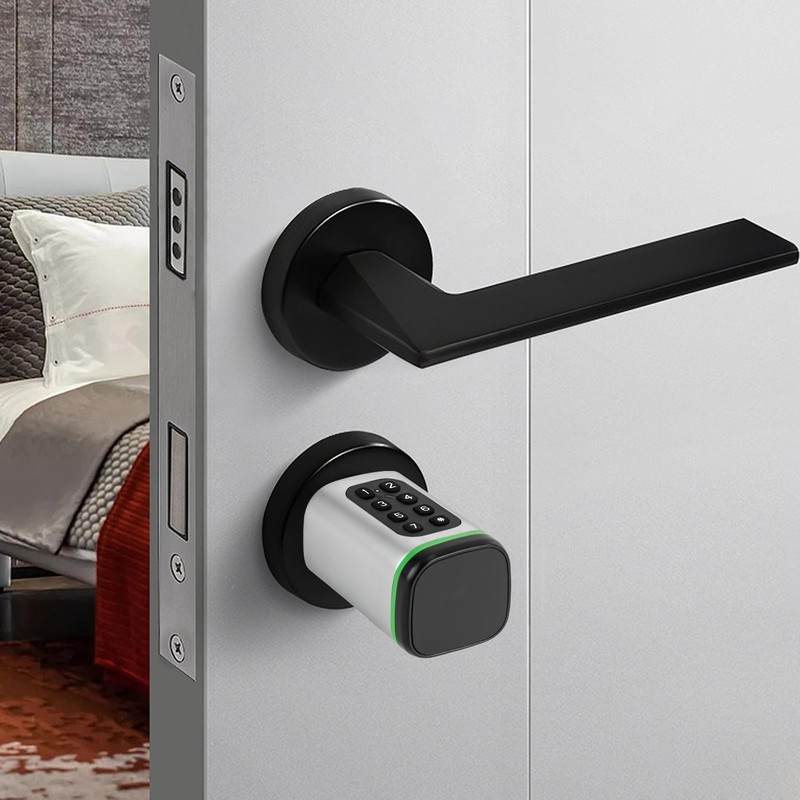 Yolancity Electronic Door Lock with Mobile App, Smart Keycards, Reset