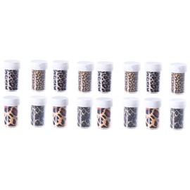 Minkissy 2pcs Leopard Nail Art Decals Transfer Stickers for Stunning Manicure Designs for Parties and Creative Nail Art