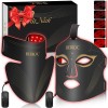 Juego de Mascarillas Terapia Luz Roja, Ajuste de Brillo de