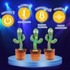 EMOIN Dancing Cactus Toys Three buttons Cactus Toys Repeats What