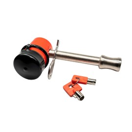 Equipment Lock Hitch Pin Lock - Stainless Steel Trailer Hitch Locks - Fits 2" and 2.5" Hitch Receivers - 5/8" Locking Hitch Pin for Class III IV Hitches - Durable Anti-Theft Tow Hitch Lock