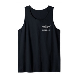 US Army Senior Aviator Badge - Pilot Wings - Veteran Tank Top