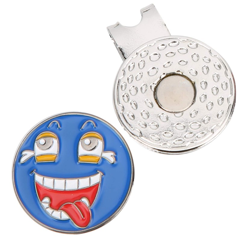 VGEBY Golf Ball Markers with Silver Golf Cap Clips 25
