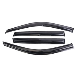 SONTIAN Window Visor Wind Window Tape-On Deflectors for 2011-2021 Jeep Grand Cherokee Window Deflectors, Vent Window Visors, Window Deflectors 4 Pcs Sun/Rain Guards 94252
