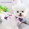 Anelekor Dog Harness Dress for Small Dog Daisy Floral Dog