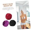 Baluue 3pcs Wide Brim Elastic Sleeping Caps for Women Bonnet