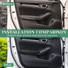 VKGUG Door Armrest Cover Compatible with Honda Civic 2022-2025 Black