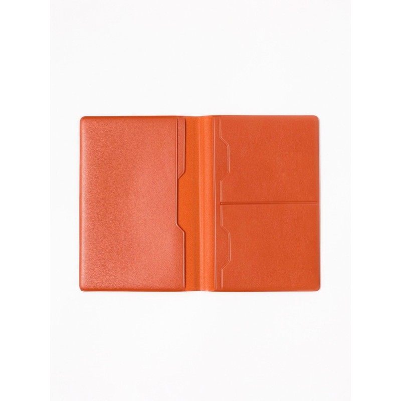 BEAMS JAPAN STATIONERY HIGHTIDE Custom Passport Case, orange
