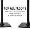 SANUS Speaker Stands for Roku Wireless - Fixed Height Speaker