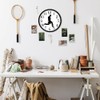 Silly Walk Wall Clock, 9.84‑Inch Silent Funny Creative Analog Clock