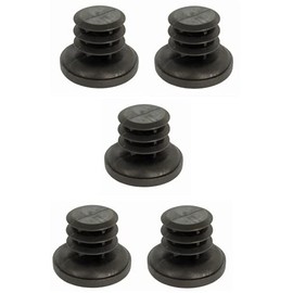 cyclingcolors 5 x Lamellar Plugs Round Plugs Furniture Gliders Furniture Feet End Caps Round Plastic (Diameter = 19-20 mm)