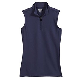 Dover Saddlery Ladies' CoolBlast 100 Solid Sleeveless Shirt, Medium, Midnight