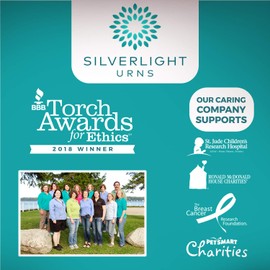 Silverlight Urns Journey Biodegradable Urn - Fern by Passages International, Green Adult Sized Eco Urn, Earth Friendly Cremation