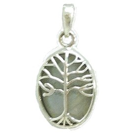 Braja Tree of Life Healing Stone Pendant (Moonstone)