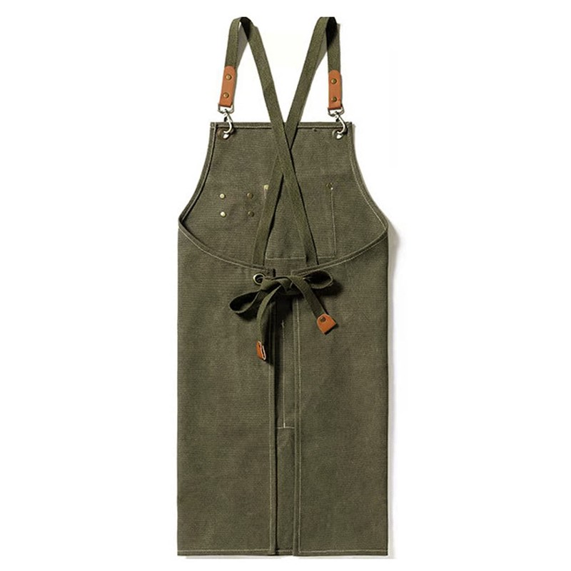 crazy bean BBQ Apron for Men Women Adjustable Work Apron