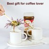 Safring Premium Coffee Scoop Set, Set of 2, Metal Stainless