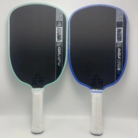 Ben Johns Pickleball Paddle Graphite and Carbon Fiber Composite Agassi Pro Pickleball Paddles PP Core Pickleball AccessoriesMaterial: Carbon Fiber, Color: Agassi Blue 16mm