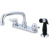Central Brass 0126-A Two Handle Cast Brass Kitchen Faucet in