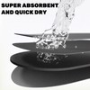 Cuttable Bath Mat for Narrow Spaces - Super Absorbent Doorway