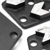 3 x Diamond Grinding Shoes, 16# Black Trapezoidal Diamond Grinder