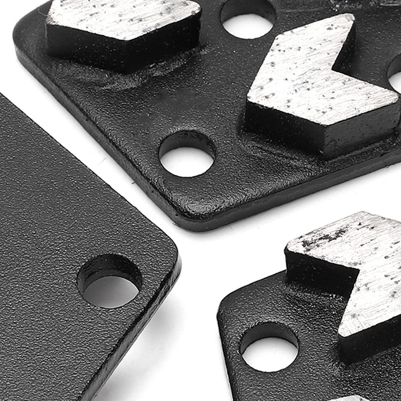 3 x Diamond Grinding Shoes, 16# Black Trapezoidal Diamond Grinder