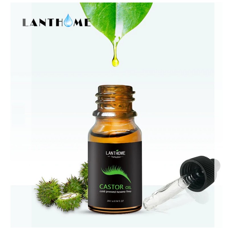 Lanthome 3 Natural Castor Oil Eyelash Hair Growth Eyebrow Cold